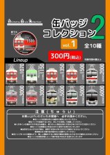 ShintetsuTrainCollection　　缶バッジコレクション2（ランダム）vol．1・vol．2の販売を開始しました！