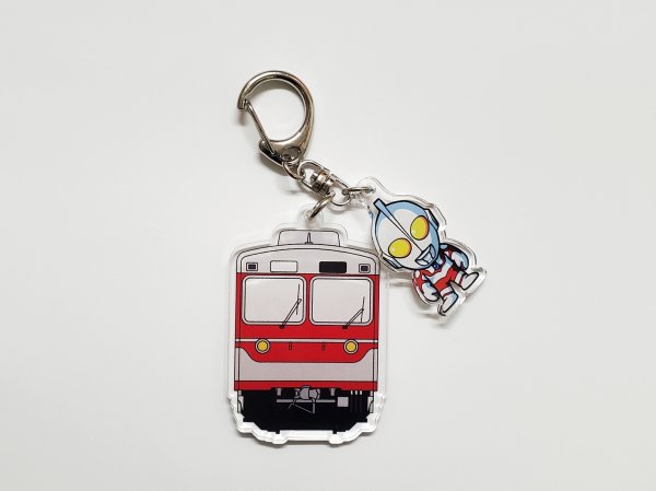 画像1: ウルトラマン＆シンテツ コラボ ２連キーホルダー (1)